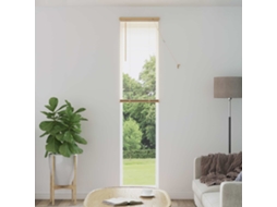 Vidaxl Cortina Veneziana Marrom Claro Com Padrão 213 X 40 Cm 25 Mm Pvc