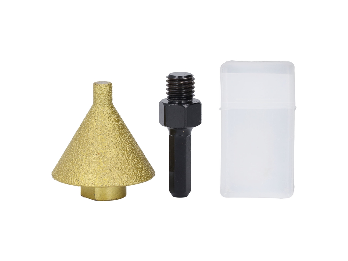 Bica de Chanfrado Diamante 50mm com Haste M14 | S/MARCA