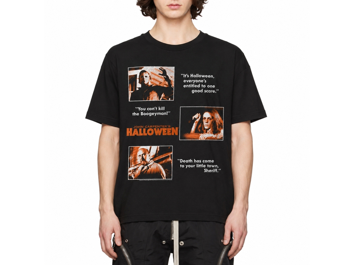 Rockinstone Halloween Movie Multi 2 Black Adult T-shirt Size:xxxl
