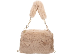 1 Bolsa De Ombro De Pelúcia Com Capacidade De Armazenamento