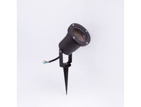 Spot De Pico Exterior Ecolight Ro 1 Preto À Prova Dágua Ip65 1xgu10 35w