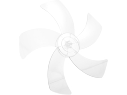 Ventilador De 16 Polegadas Com Cinco Pás De Plástico Transparentes.