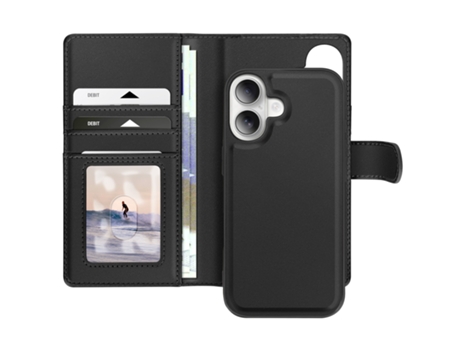 Capa Concha Destacável Para Iphone 16 Mayaxess Acrílico Preto