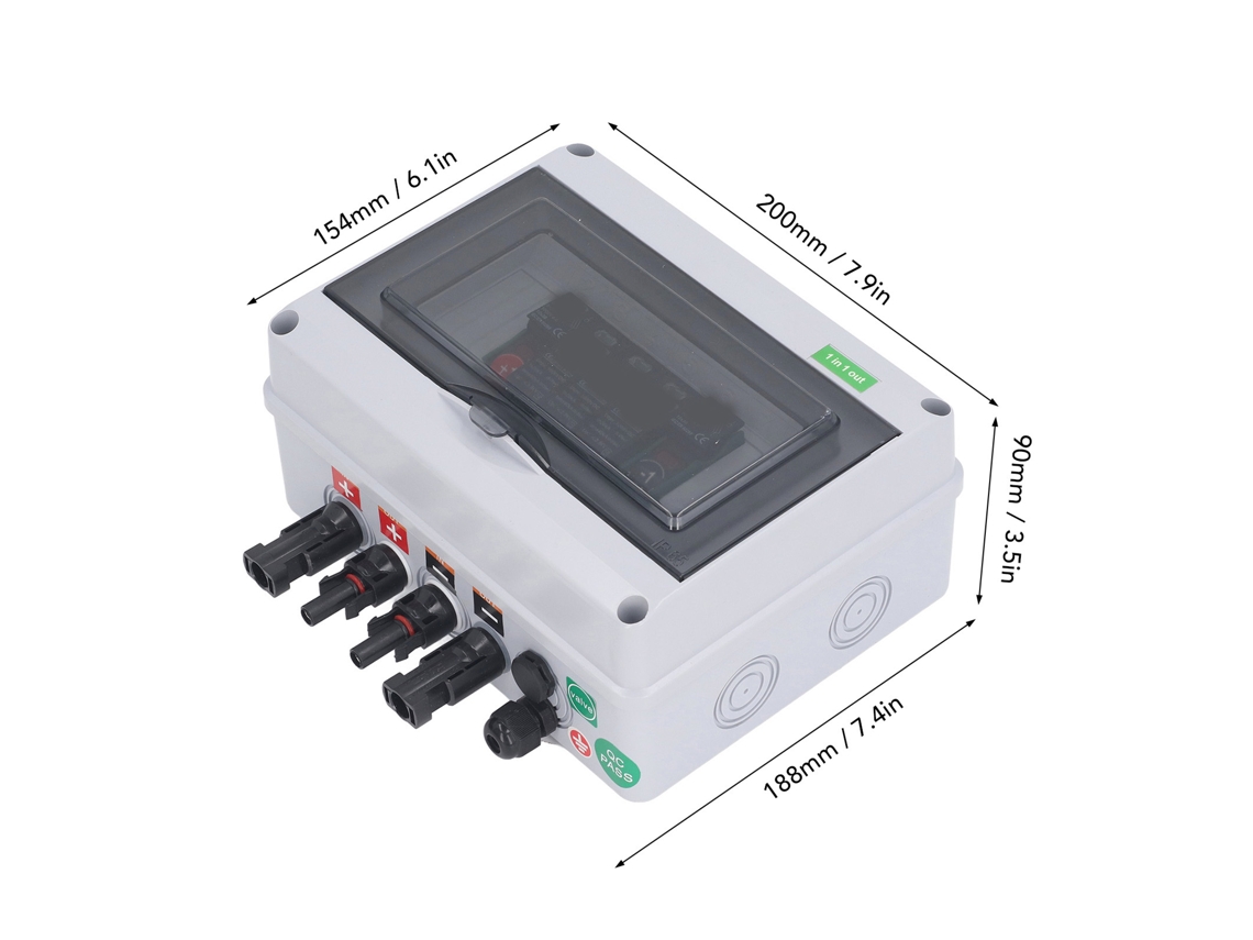 Caixa Combinadora Solar Ip65 20-40ka 15a
