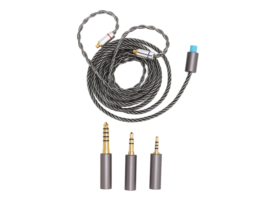 Cabo de substituição MMCX para 2,5 mm, 3,5 mm e 4,4 mm para IEMs CHABERLU