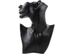 2026-porta Collares Y Pendientes De Resina 28cm Para Joyería Tiendas Mostrador Negro