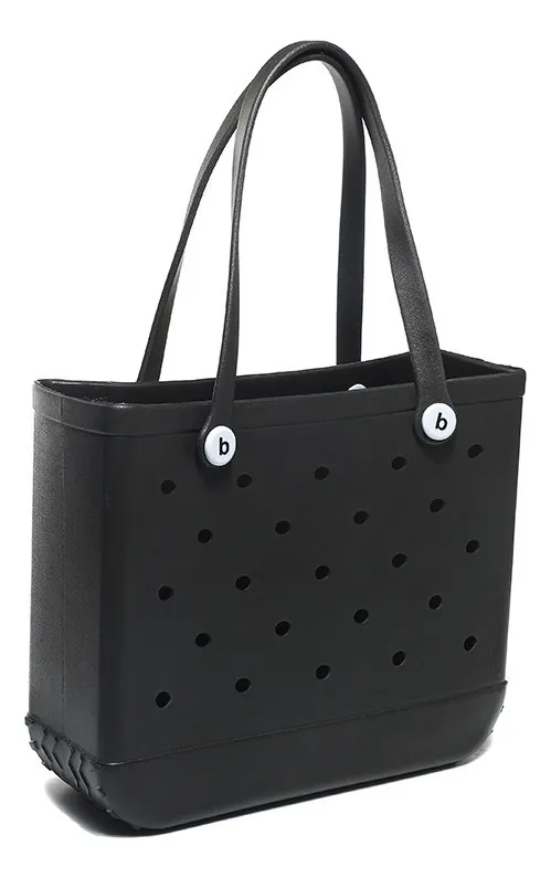 Bolsa De Praia, Bolsa De Borracha Com Furos, Grande E Elegantevayotoy