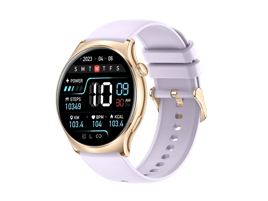 Smart Watch SHAH ARPAN I101 Monitor de Saúde de Chamadas Bluetooth Roxo