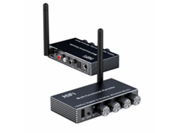 Recetor De Áudio Bluetooth 5.4 Com Dac, Entradas Ótica E Coaxial, Saídas Aux/rca E Reprodução Usb