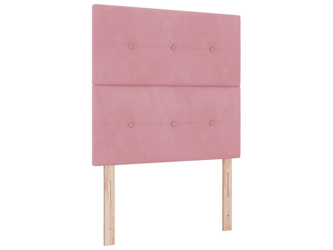 Cabeceira Rosa 90 Cm Veludo MAISON EXCLUSIVE