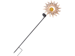 1 Peça De Projetor Solar Oco De Ferro Para Iluminação Ambiente Externa De Jardim.