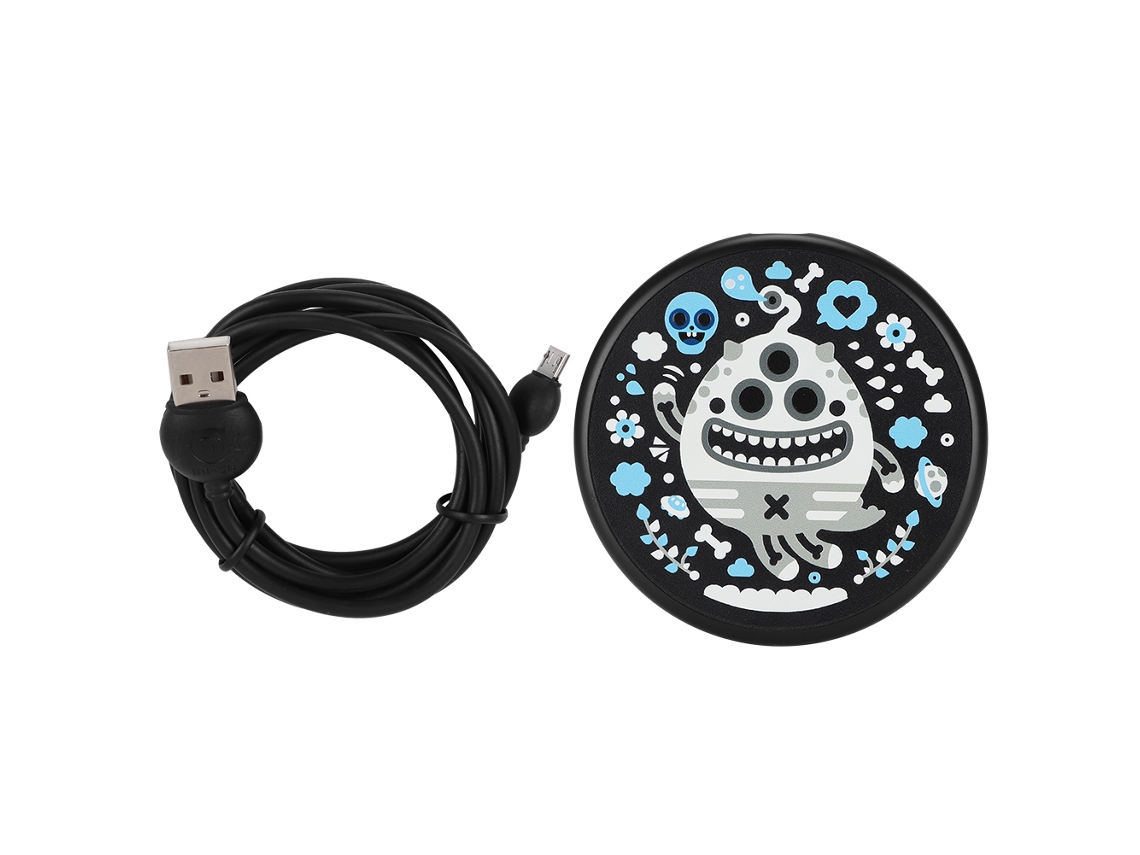 Carregador Sem Fio Black Fish com Power Bank EOOCOO