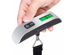 Balança Digital Portátil Para Bagagem, Capacidade 50 Kg, Visor Lcd, Permite Verificar O Peso Antes Do Embarque, No Aeroporto Ou Em Casa