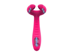 Vibrador de Anel Peniano de Silicone Anel Peniano para Retardar a Ejaculação Estimulador Vaginal Duplo Vermelho ENZONS