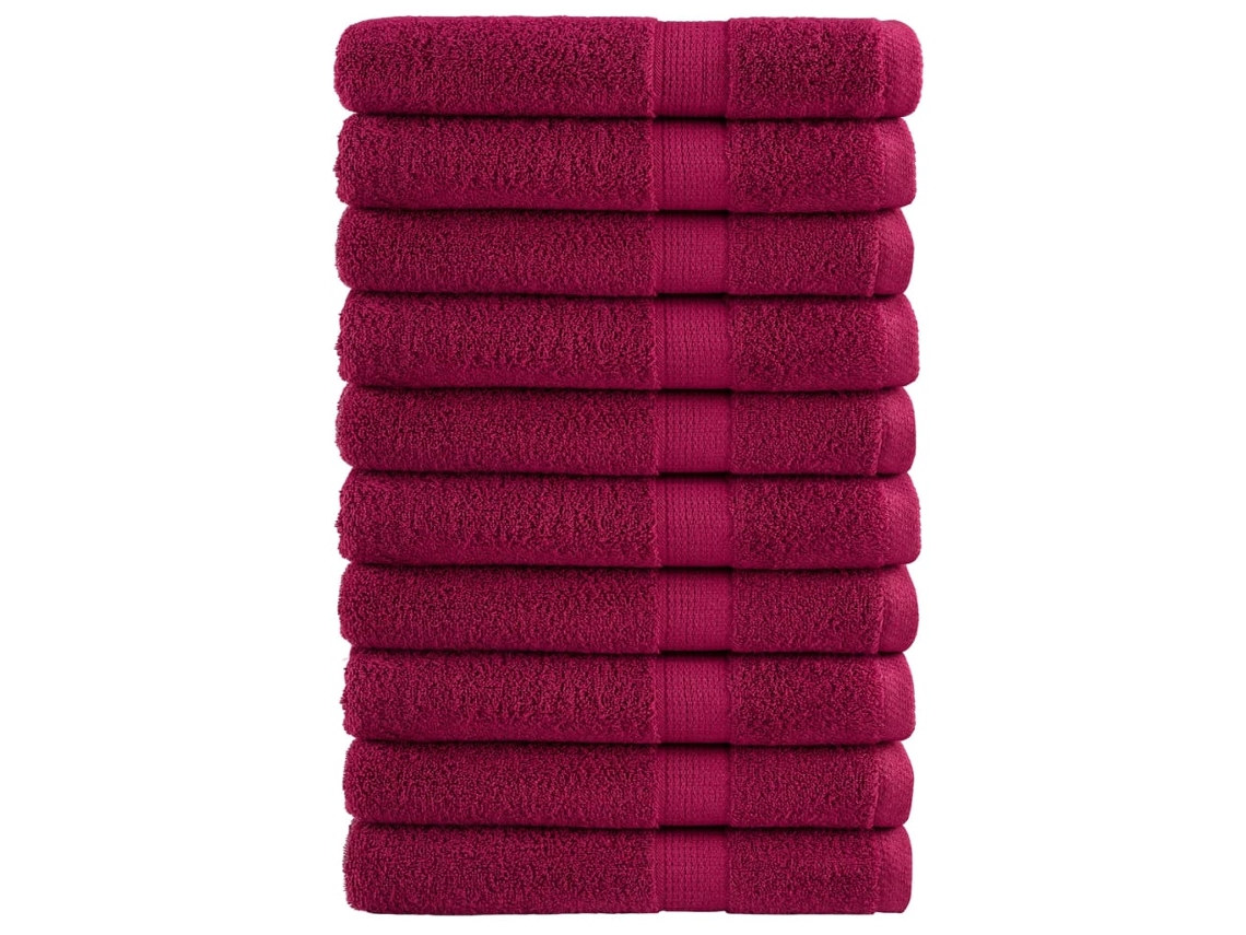 Sauna Towel, Sauna Towels Vidaxl Vermelho Algodão (80 X 200 Cm)