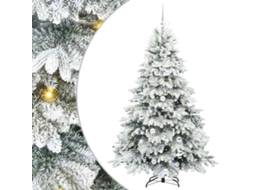 Conjunto 1 Decoração De Natal Vidaxl Branco Plástico (180 Cm)
