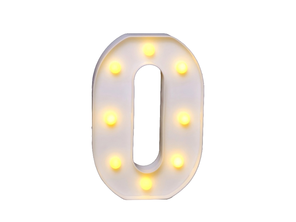 Laxiscreed - Placa De Luz Com Letras E Números 22cm Para Decoração De Casa E Festas