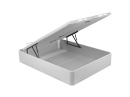 Sommier com Arrumação PIKOLIN Naturbox 2.0 Tampa Dupla - 180x190cm (36 Cm de Altura - Branco)