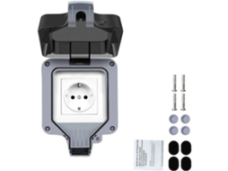 Tomada Externa À Prova D'água Netboat Ip66, 16a