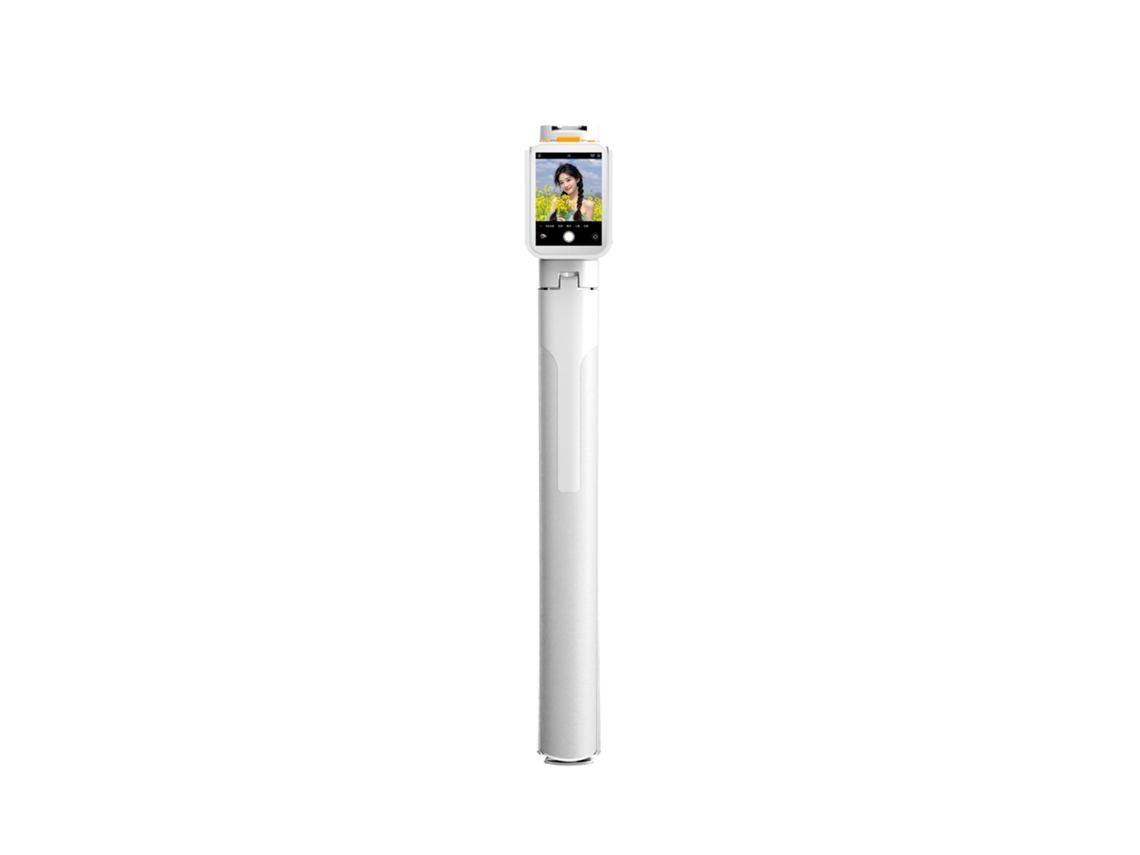 Adaptador De Tela Sem Fio Com Suporte Extensível E Controle Remoto - 1,8 M, Compatível Com Ios E Android, Branco