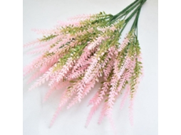 Laxiscreed Flor De Lavanda Rosa Em Plástico Para Decoração De Interiores