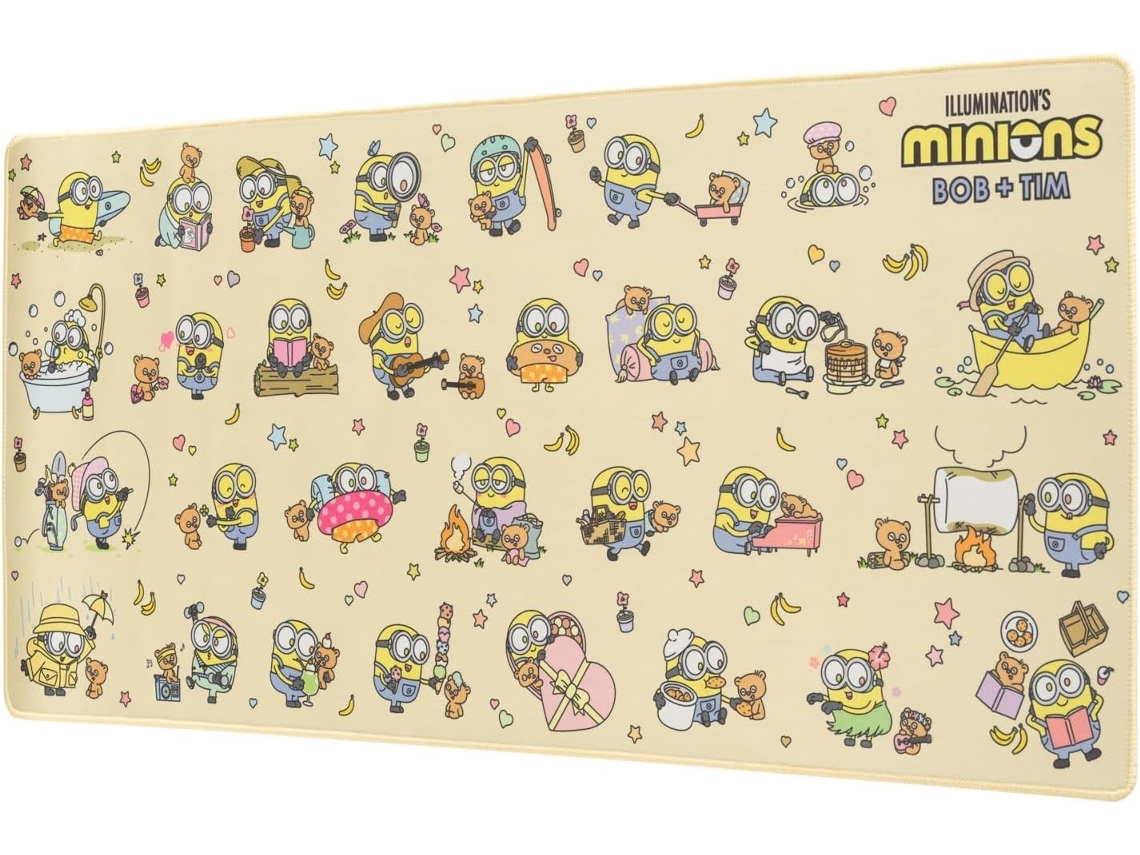 Tapete De Rato Xxl Minions Bob E Tim 80 X 35 Cm