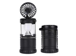 Lanternas Led Para Exterior, Lanternas De Acampamento Dobráveis ​​com Ventilador, Lanternas Suspensas Brilhantes Alimentadas Por Bateria Olysi Shop