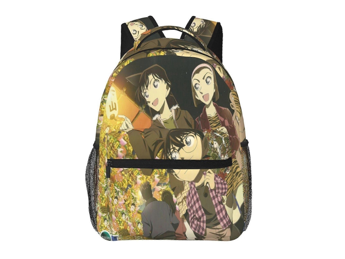 Mochila De Estudante Conan Edogawa O60, Durável E Leve, Com Alça De Ombro Impermeável E Respirável. Olysi Shop