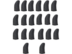 Protetores De Dedo Para Jogos Mobile Kallory 20em Nylon E Fibra Cobre, Resistentes Ao Suor Para Melhorar A Sensibilidade