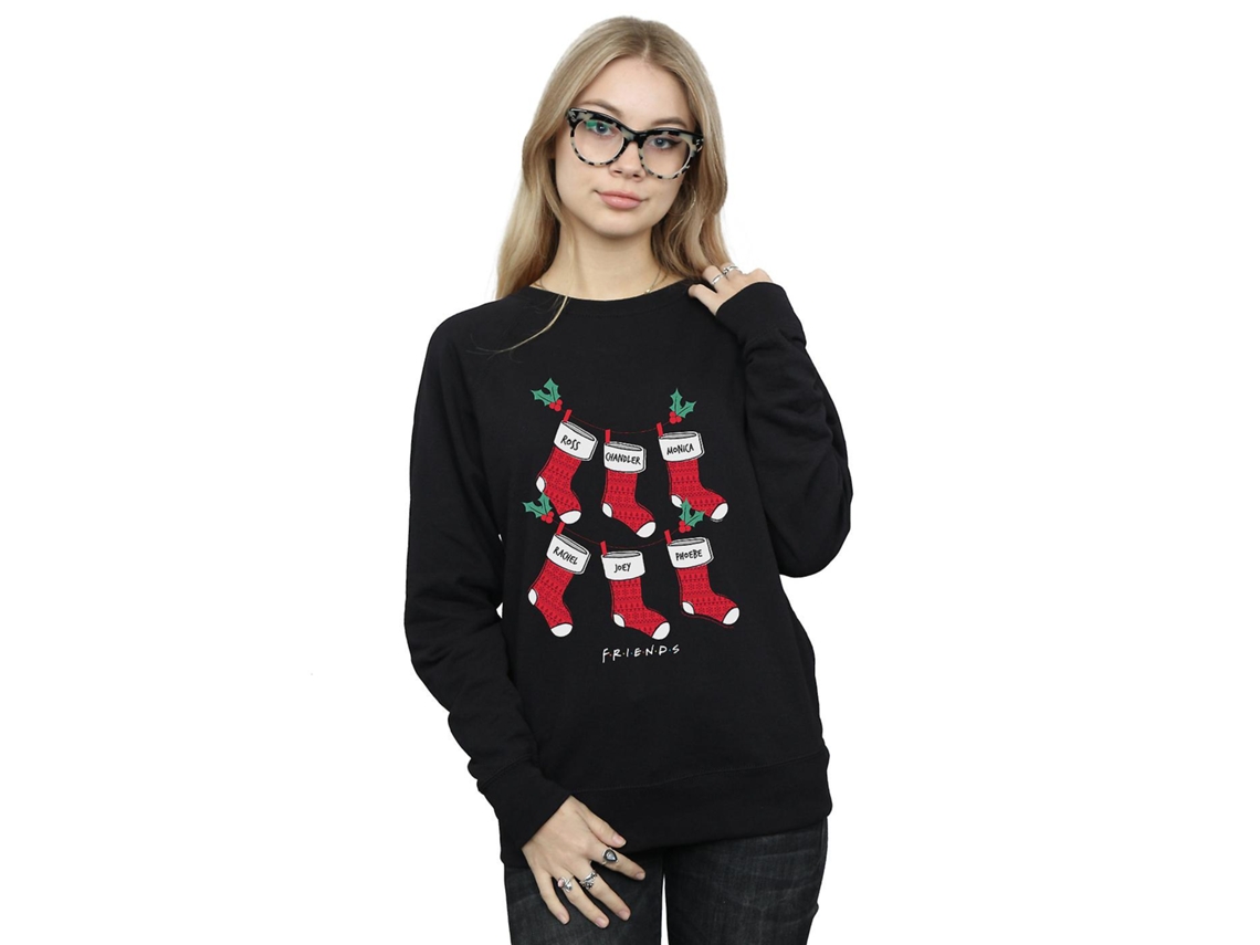 Moletom Amigos Com Meias De Natal Femininas Hengjian