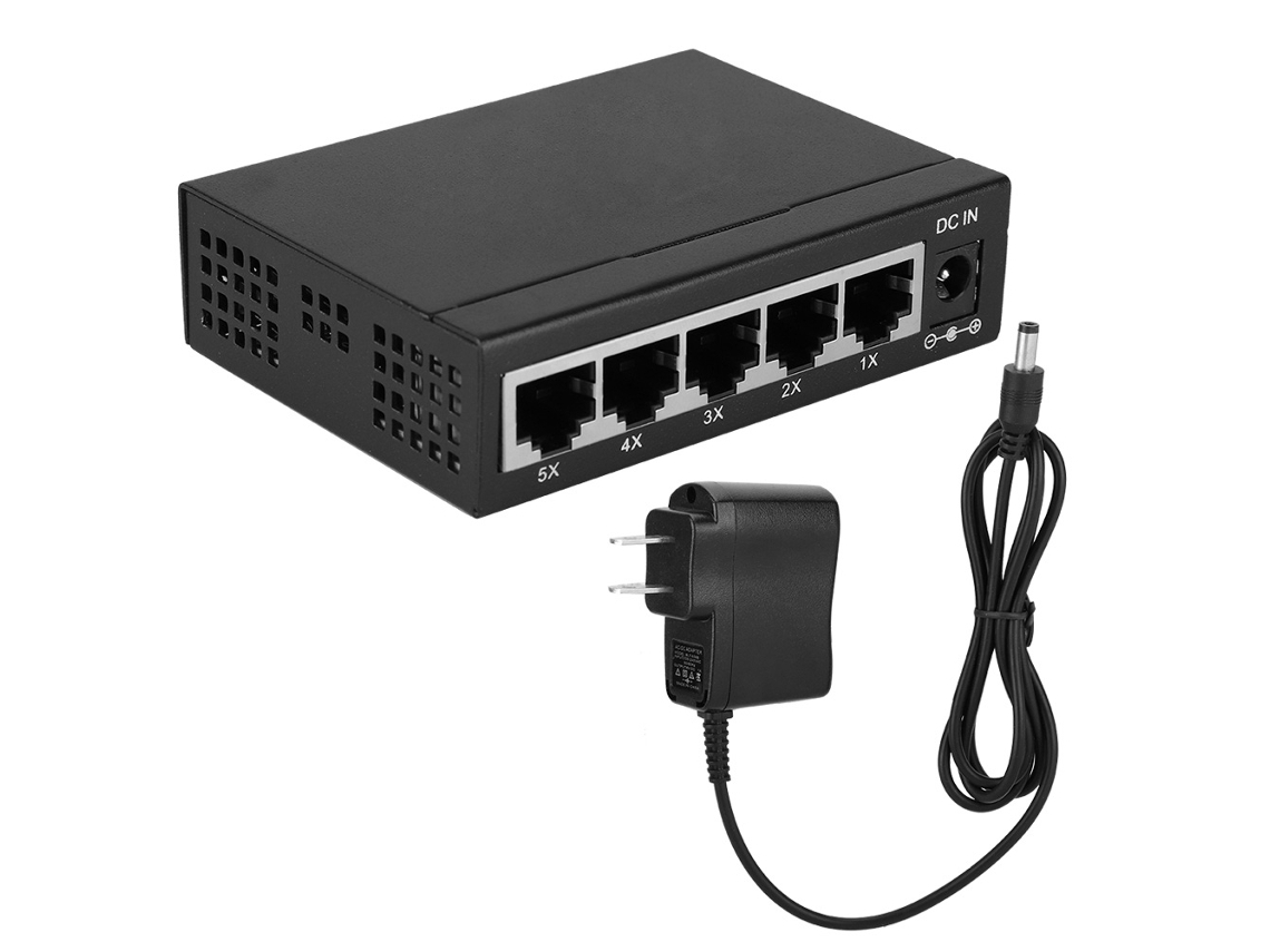 Switch de Rede 5 Portas 100m LAXISCREED