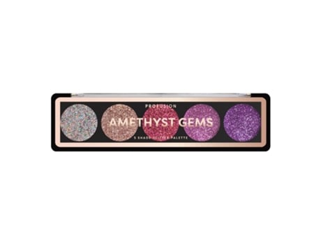 Paleta De Sombras De Olhos Profusão De Ametista Jóias De 5 Núcleos