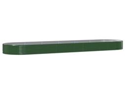 Garden Raised Bed, Garden Raised Beds Vidaxl Verde Aço (523 X 140 X 36 Cm)
