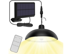 Lanterna Solar Para Áreas Externas, Luzes Solares Para Galpões Para Uso Interno E Externo, Luzes Pendentes Alimentadas Por Bateria Com Controle Remoto