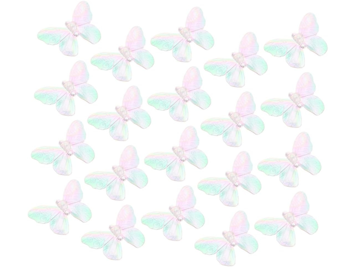 Pacote com 40 Luzes Led de Plástico, 68x53 Cm, para Jardim. SFUSHOS