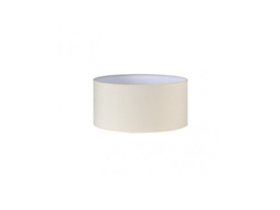 Abajur Cilíndrico Dori E27 Bege 40Dx40Dx21H Cm Tecido Popeline