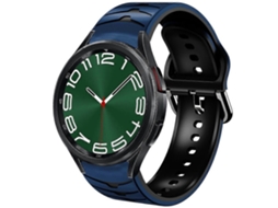 Pulseira De Relógio De Silicone Com Textura Curva