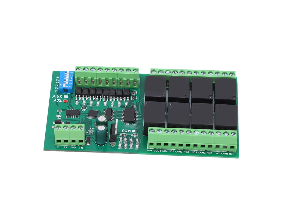 Laxiscreed Módulo Relay 8 Canais Com Controle Rs485 Para Automação