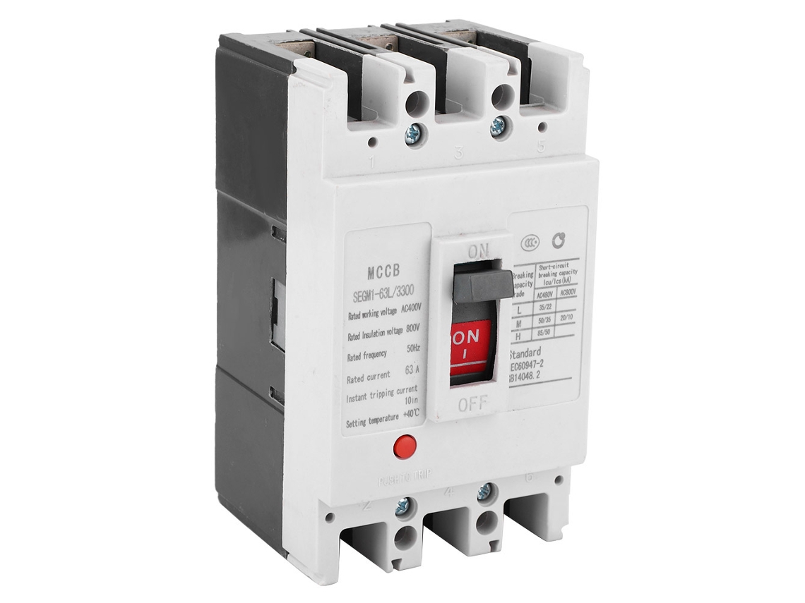 Disjuntor De Ar 3p 63a 400v Shell Plástico