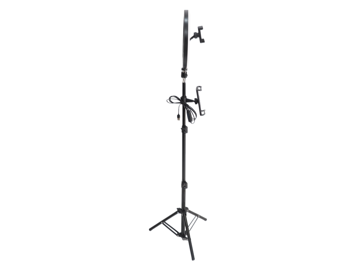 Luz Anular Led De 10 Pulgadas Ajustable Con Soporte Para Teléfono Y Trípode Para Maquillaje, Selfie Y Streaming
