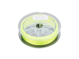 Linha de Pesca Fly 50m Poliéster Amarela Fluorescente 20lb