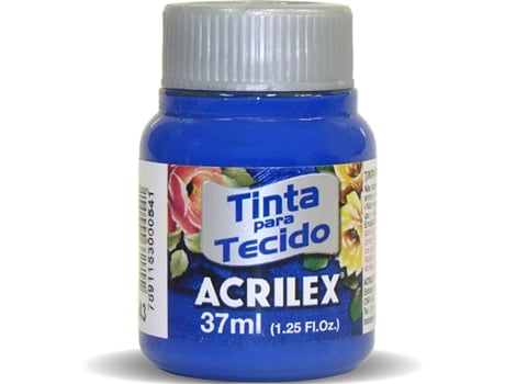 Tinta Acrilex Fosca para Tecido Azul Ultramar (04140/543 37ml)
