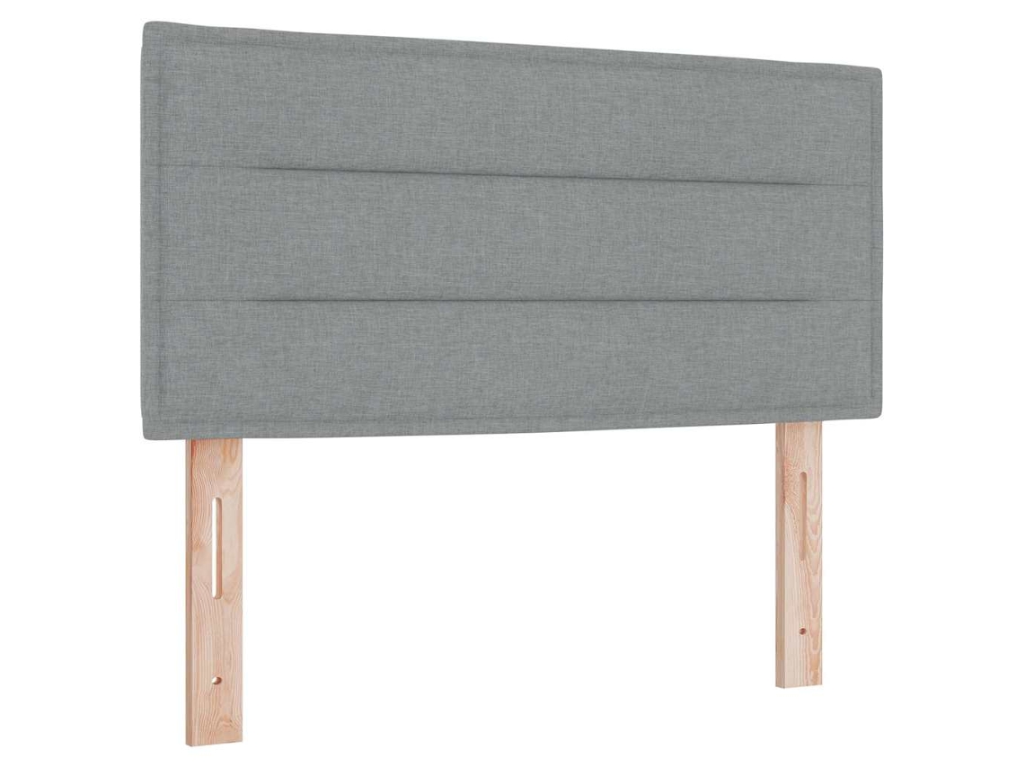 Cabeceira | Painel De Cama Cinzento-claro 80 Cm Tecido