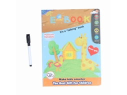 Mali livro Sonoro Infantil Interativo Inglês Musical Brinquedo Educativo Aprendizagem para Crianças 3+