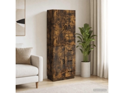 Vidaxl Conjunto De Gabinete 2 Unid. Carvalho Fumado