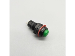 6 Interruptores De Botão Pressão Ds 213de 12mm, 1a, 250v Ca, 2 Pinos, Verdes, Com Rearme Automático
