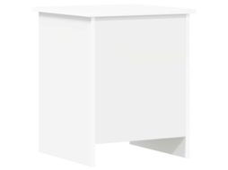 Conjunto 1 Baú De Armazenamento Vidaxl Branco Derivados De Madeira (40 X 40 X 50 Cm)