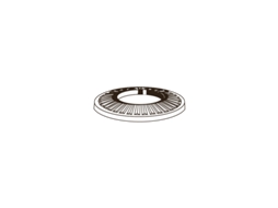 Anilha de Contacto Média CHEMITOOL NF E25-511 M8 4.8 Passivado Amarelo