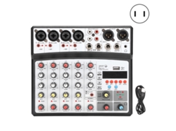 Mixer Digital 6 Canais LAXISCREED para Karaokê e Gravação