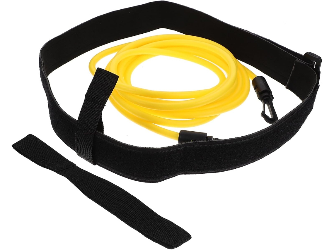 Cinto De Resistência Para Natação E Kit Cordas Elásticas Treinamento, Arnês Ajustável Adultos, Equipamento Em